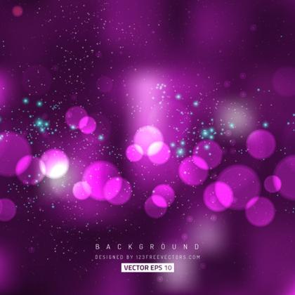 Dark Purple Bokeh Lights Background