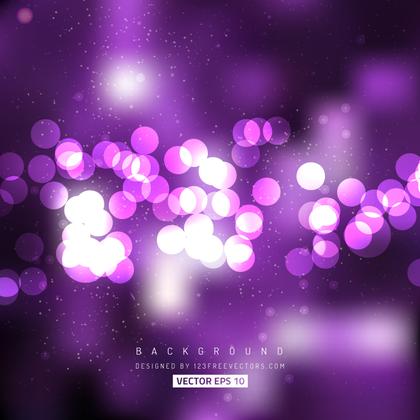 Vector Dark Purple Bokeh Background Image