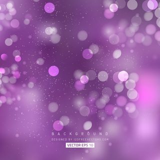 Purple Bokeh Abstract Vector Background
