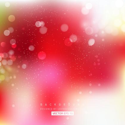 Abstract Light Red Bokeh Backdrop