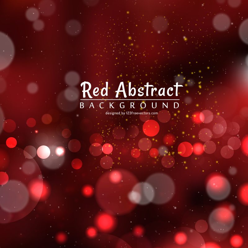 Dark Red Bokeh Background