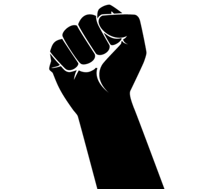 Free Fist Silhouette Illustrator Vector Image