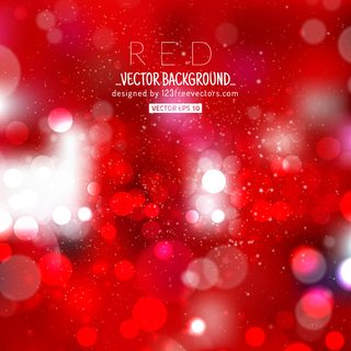 Red Bokeh Background