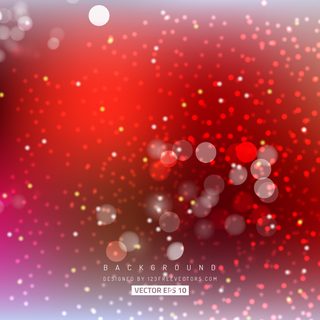 Red Bokeh Lights Background