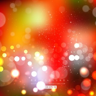 Red Bokeh Abstract Vector Background