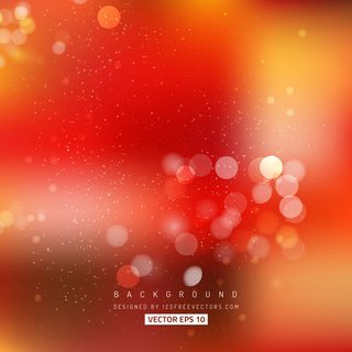 Red Bokeh Free Vector Art