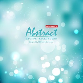 Abstract Turquoise Blurred Lights Background Image