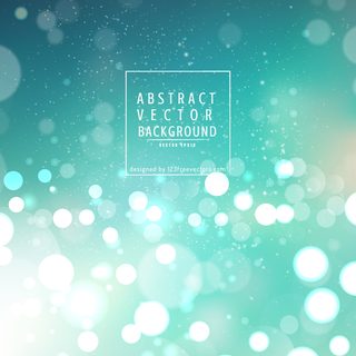 Eps 10 Turquoise Bokeh Background Vector