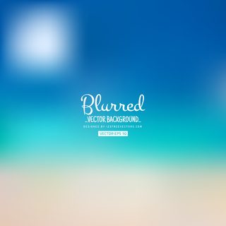 Blue Beige Blurry Background