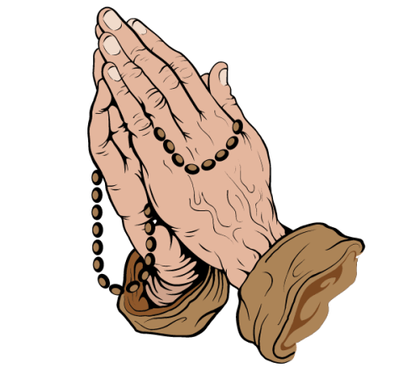 Praying Hands Vector Art Free