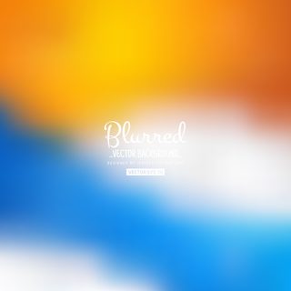 Blurred Blue Orange Background