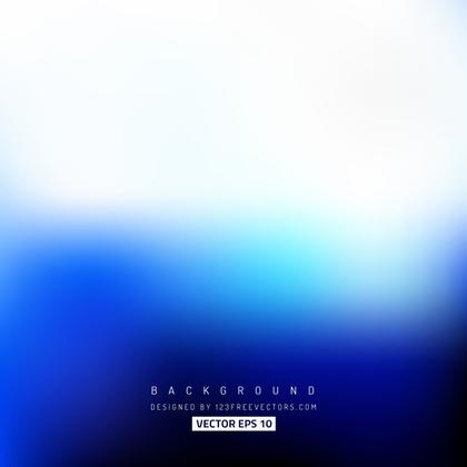 Blurred Cobalt Blue and White Background