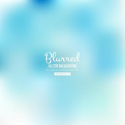 Abstract Light Blue Blurred Background