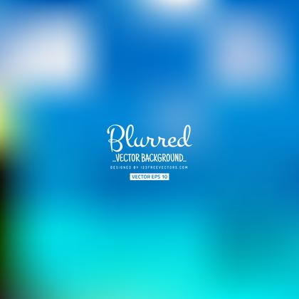Abstract Blue Blurred Background