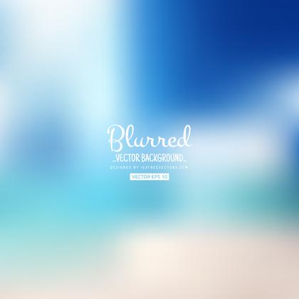 Blue Blurred Background Vector