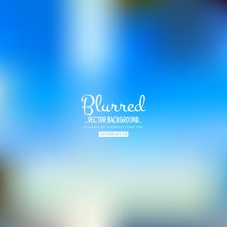 Abstract Blue Blurred Background Image
