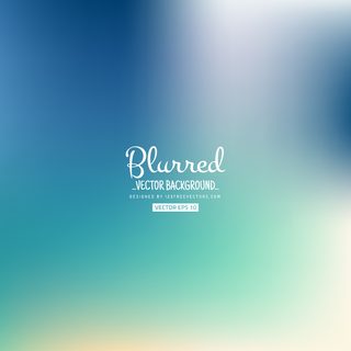 Blurred Blue Background Template