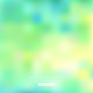 Yellow Green Blurred Background
