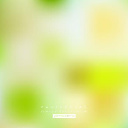 Yellow Green Blurry Background