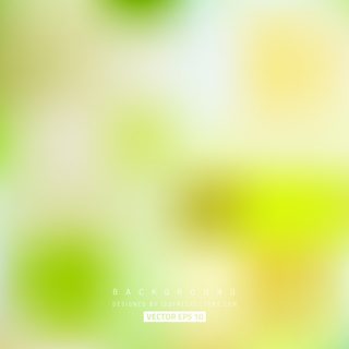 Yellow Green Blurry Background