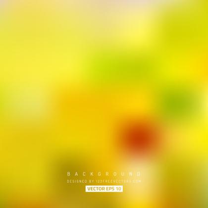 Yellow Green Blur Background