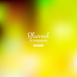 Yellow Green Blurred Background Image