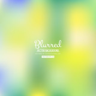 Yellow Green Blur Background Image