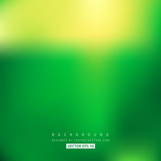 Abstract Yellow Green Blurred Background