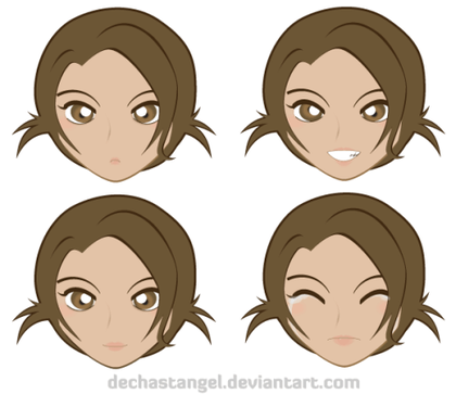 Free Manga Emoticon Vector