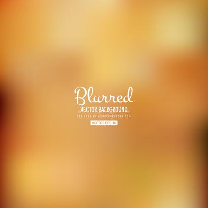 Orange Blurred Background Template