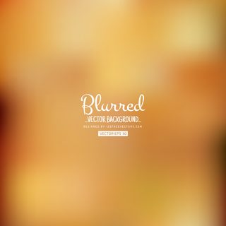 Orange Blurred Background Template