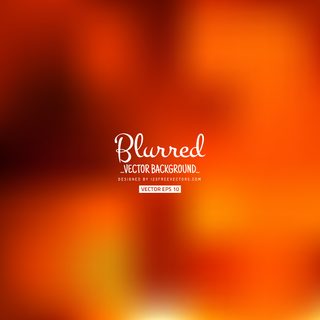 Orange Blurred Background Vector Graphics