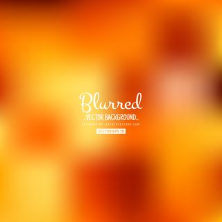 Blurred Orange Wallpaper