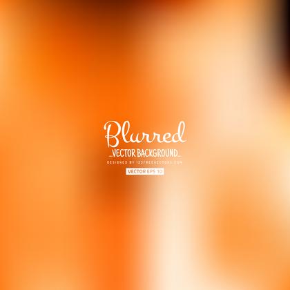 Blurred Orange Background Illustrator