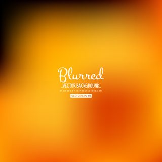 Blurred Orange Background Vector Free