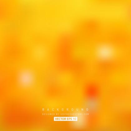Amber Orange Color Blurred Background
