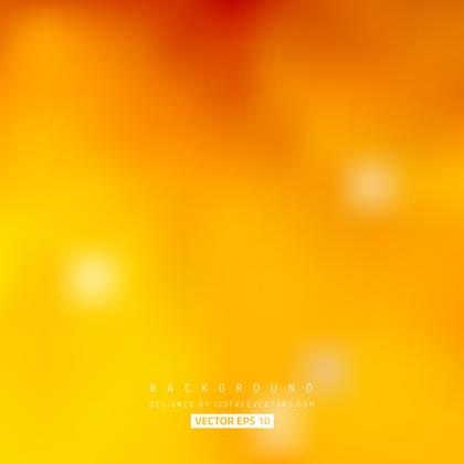 Blurred Amber Orange Color Background