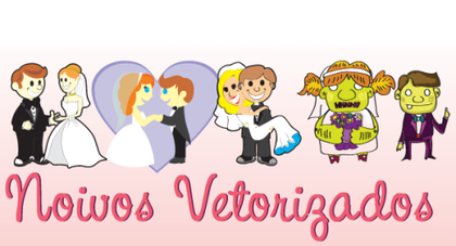 Bride and Groom Vector Art Free