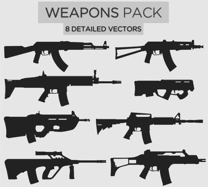 Free Weapons Illustrator Pack-1