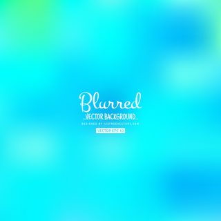 Blurred Cyan Background