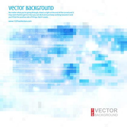 Light Blue Abstract Square Background Template