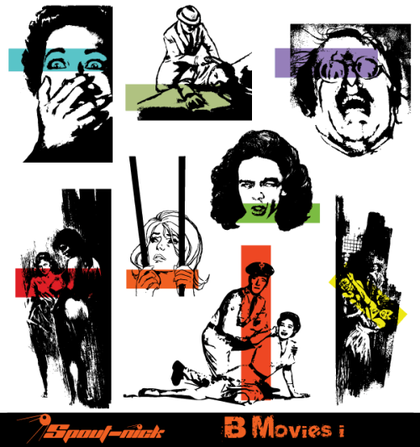 B Movies Vector Set-1