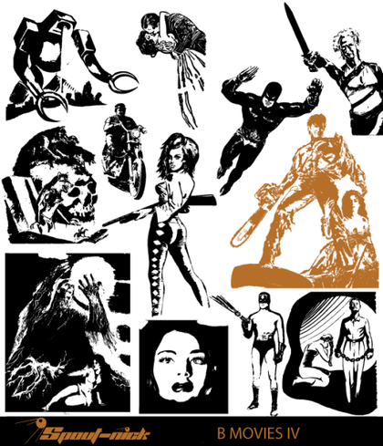 B Movies Vector Set-4