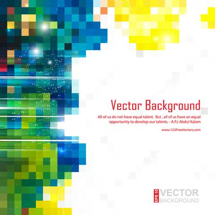 Colorful Square Background Pattern Design