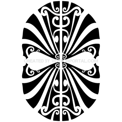 Tribal Mask Vector Art