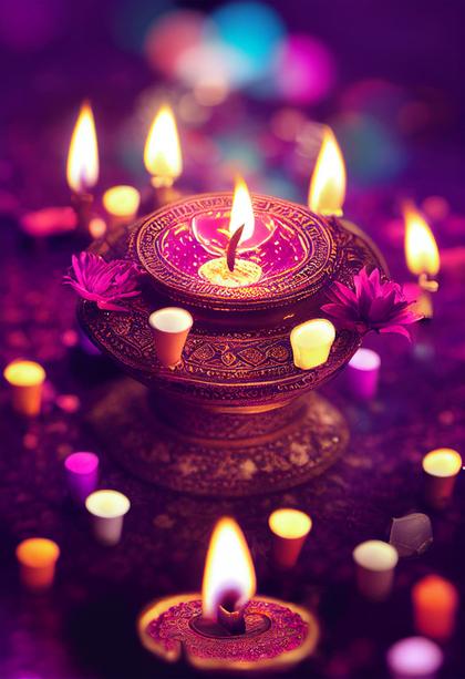 Happy Diwali Card Design