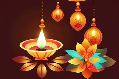 Happy Diwali Card Design