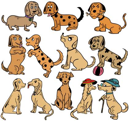 Playful Dachshunds