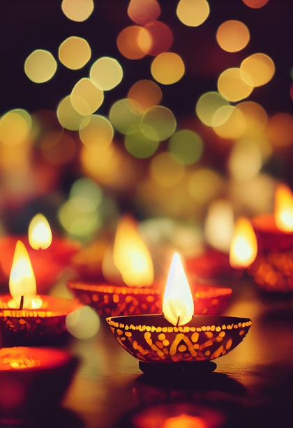 Diwali Greeting Card Image