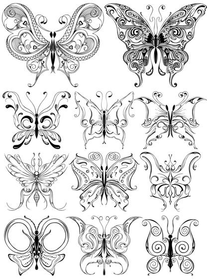 Fluttering Elegance: 44 Free Butterfly Vector Designs to Inspire Your Creativity